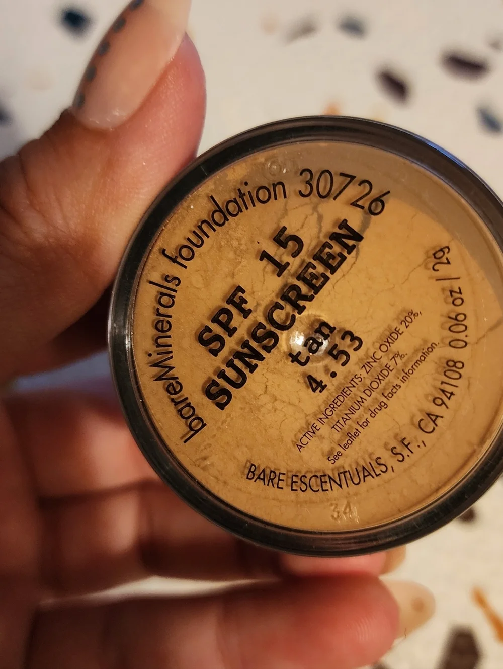 bareMinerals Loose Setting Powder Tan 4.53 New Sealed